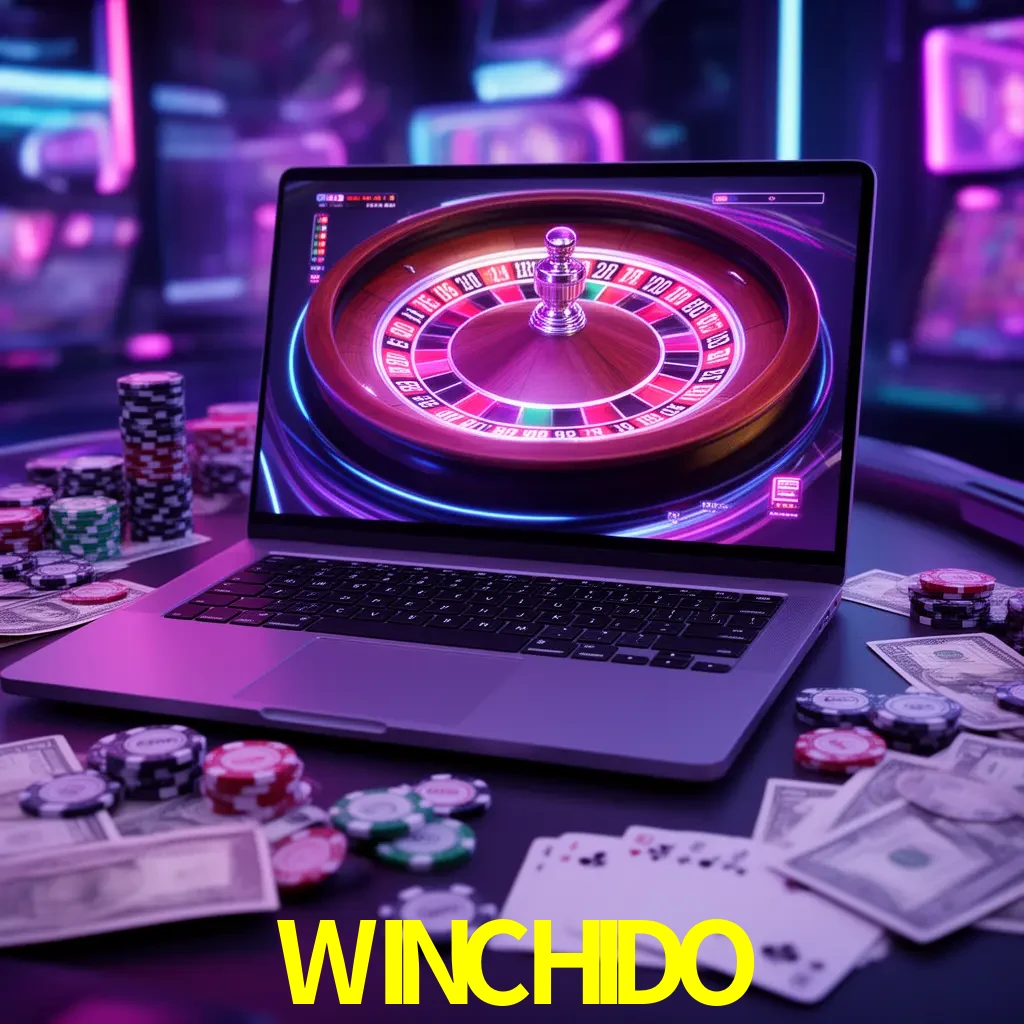 Centro móvil WINCHIDO con casino, cajero, bonos, app y acceso de cuenta para México